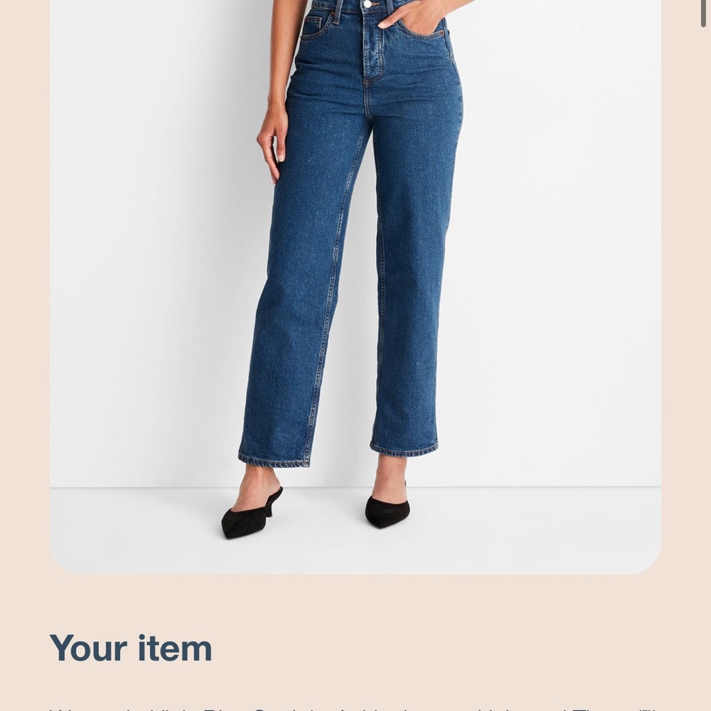 Universal thread straight jeans